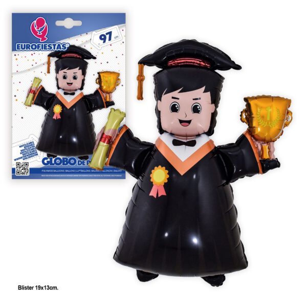 Globo niño de Graduación