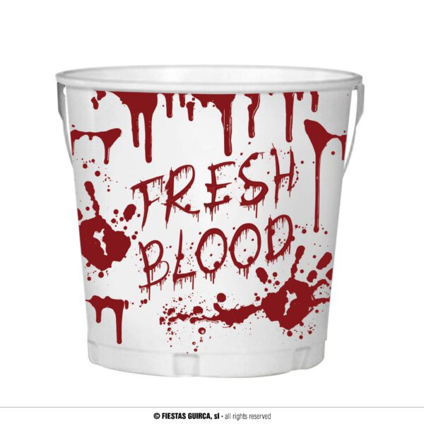 Cubo de Metal sangre fresca