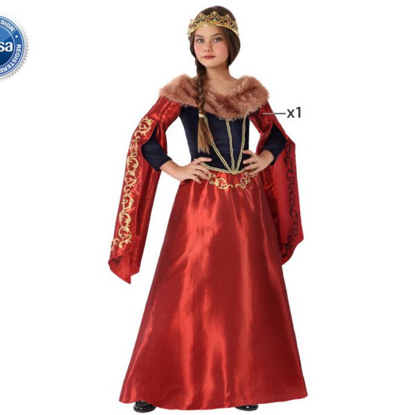 Disfraz de Reina Medieval Infantil