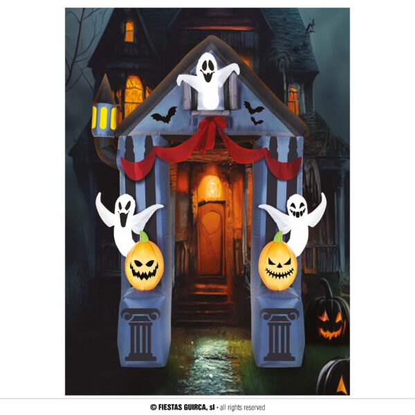 Arco hinchable casa Halloween