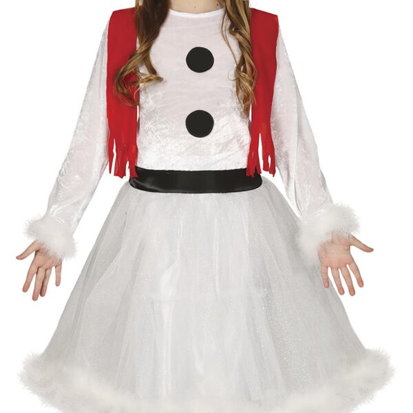 Disfraz de Muñeco de Nieve para niña