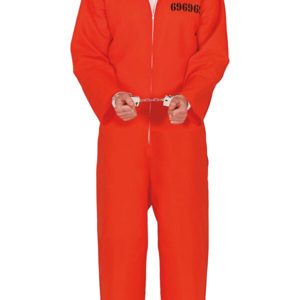 Disfraz de convicto naranja
