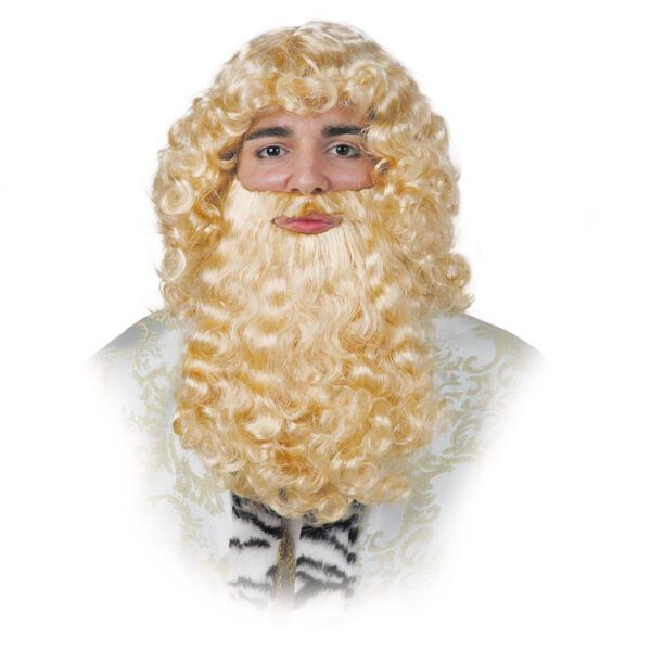 Peluca y Barba Rubia