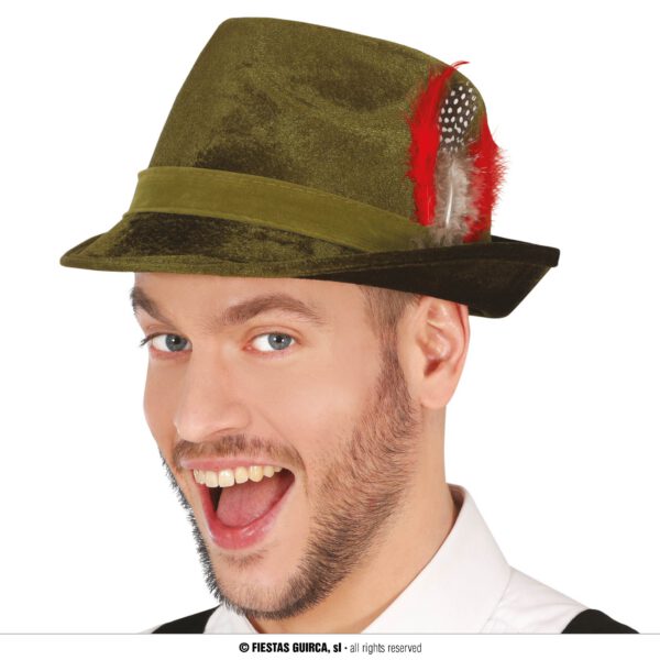 Sombrero tiroles verde