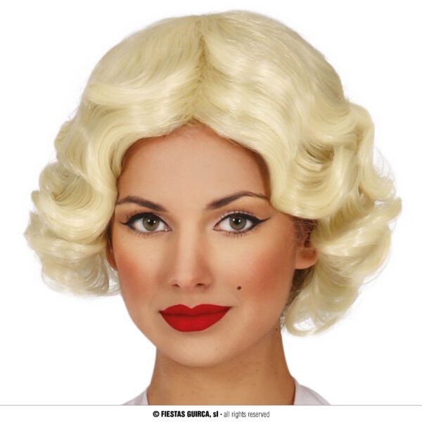 Peluca de mujer estrella del cine