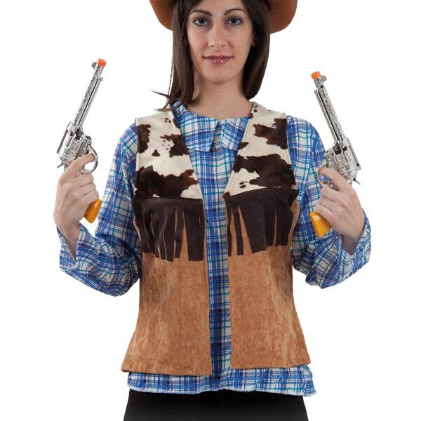 Chaleco Vaquero Mujer