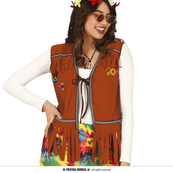 Chaleco Hippie Mujer