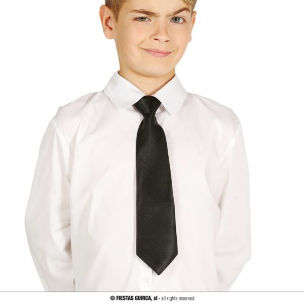Corbata negra infantil