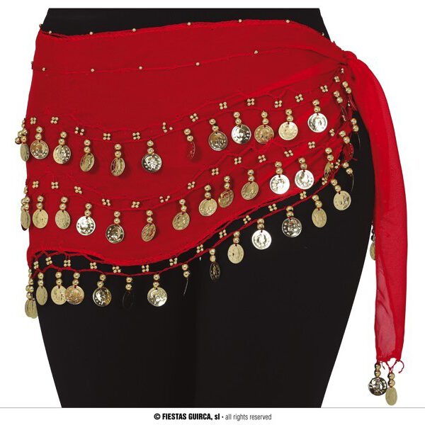 Pañuelo de zingara rojo