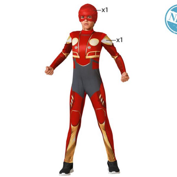 Disfraz de Héroe Rojo Infantil