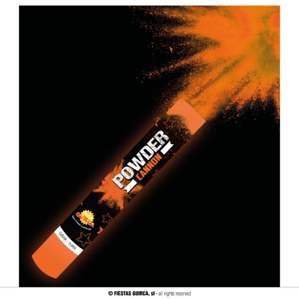 Cañón de polvos naranja (20-30 gramos)