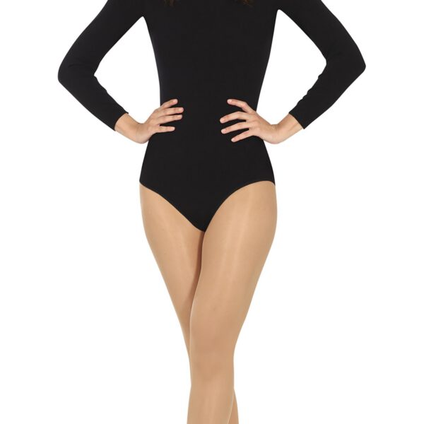 Maillot manga larga negro