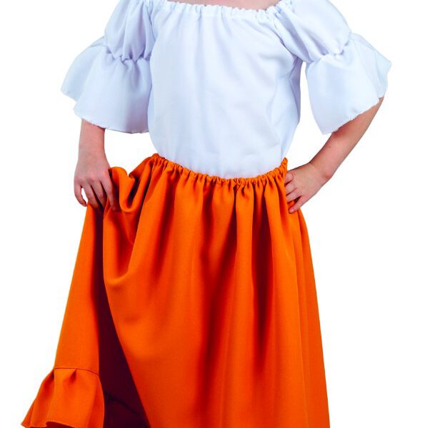 Falda medieval infantil