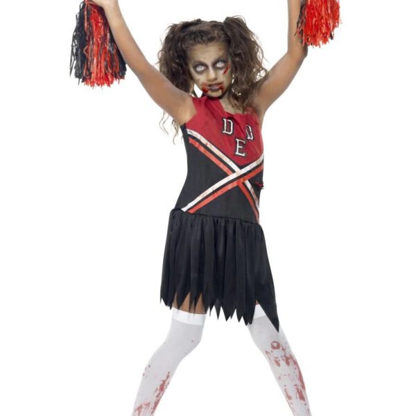 Disfraz de Zombie Cheerleader Infantil