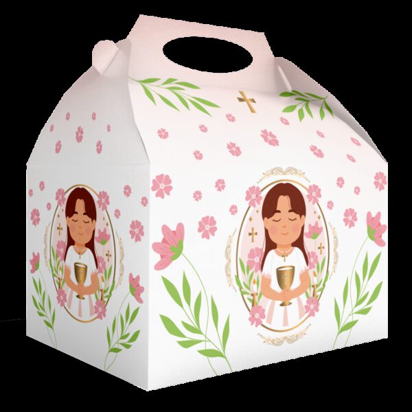 Caja de comunión para niña