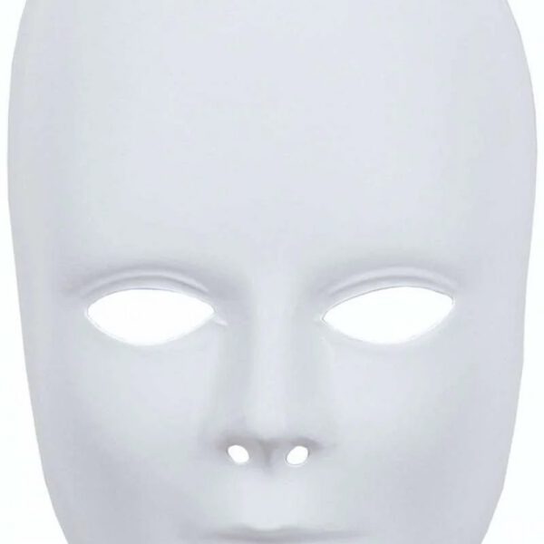 Careta blanca para Decorar