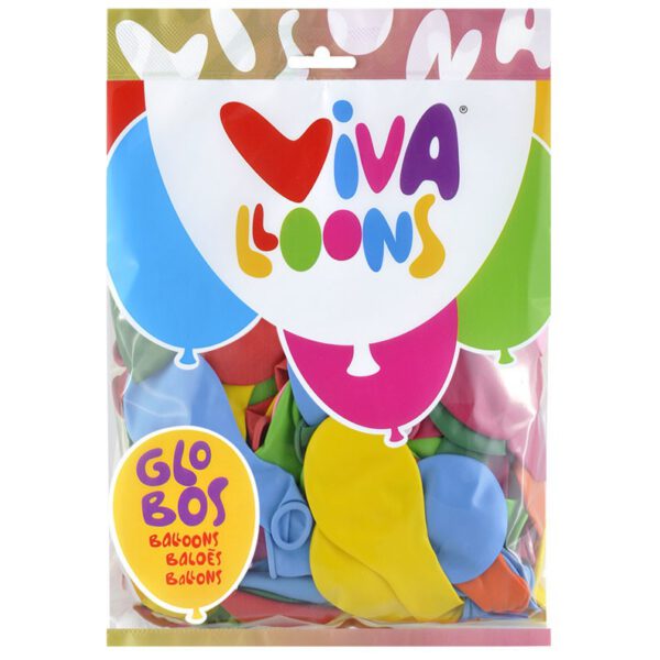 Bolsa de 100 globos
