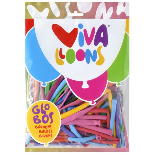 Bolsa de 100 globos de modelar