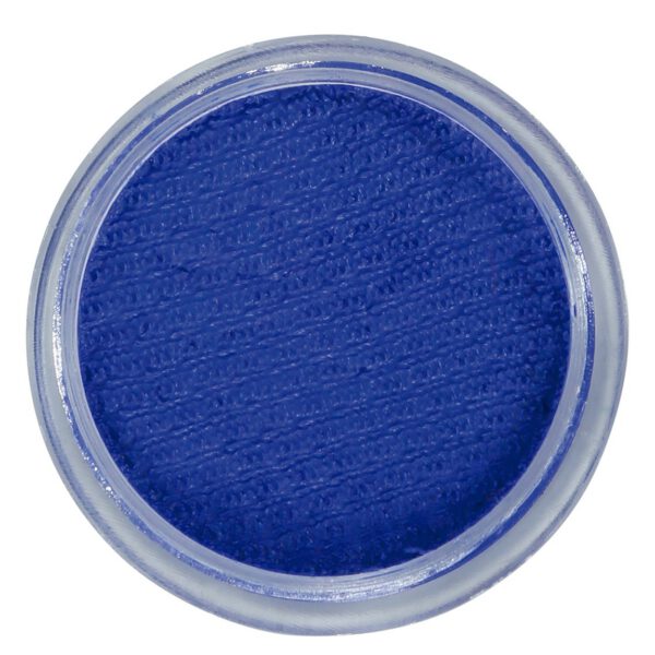 Maquillaje al agua azul oscuro