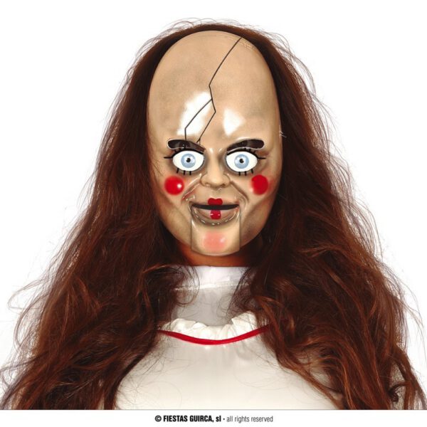Careta muñeca terror PVC