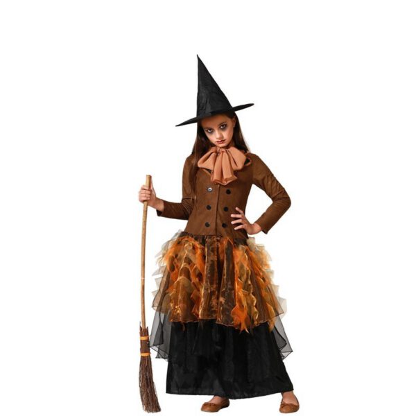 Disfraz de Bruja Marrón Infantil