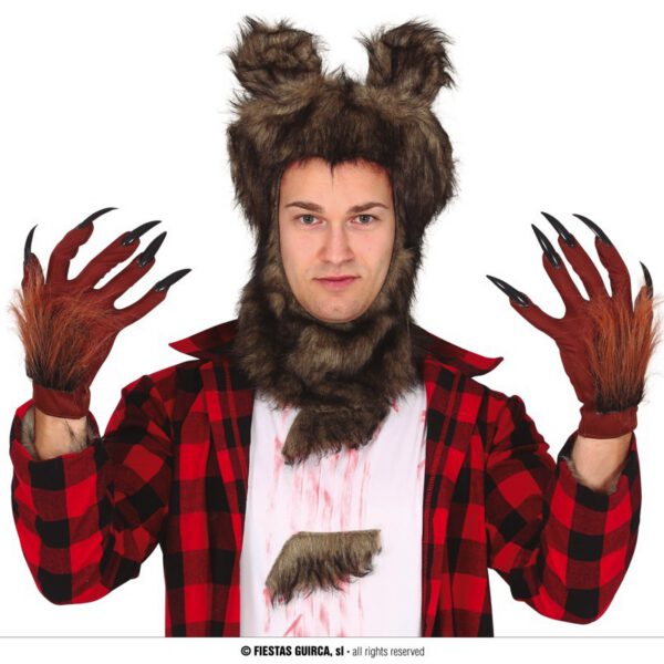 Guantes de hombre lobo con garras