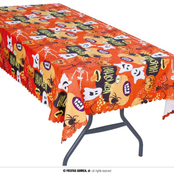 Mantel naranja Halloween