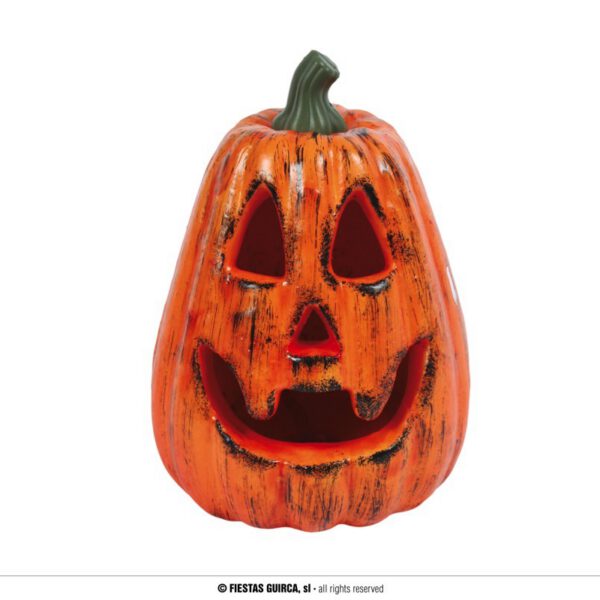 Calabaza con luz