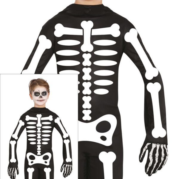 Disfraz de esqueleto infantil