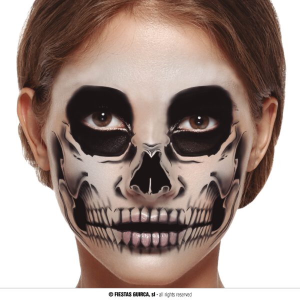 Tatuaje cara esqueleto