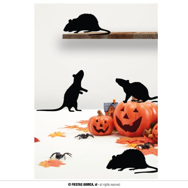 Siluetas 4 ratas negras