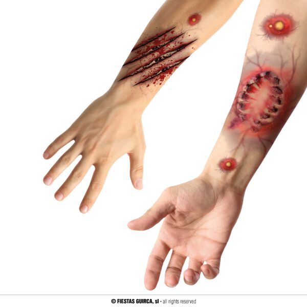Tatuajes Adhesivos mordiscos