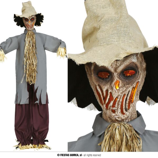 Muñeco espantapájaros para Halloween