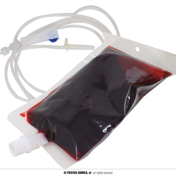 Bolsa Medica con sangre