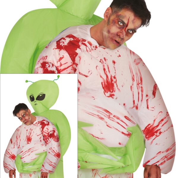 Disfraz de Alien abduccido