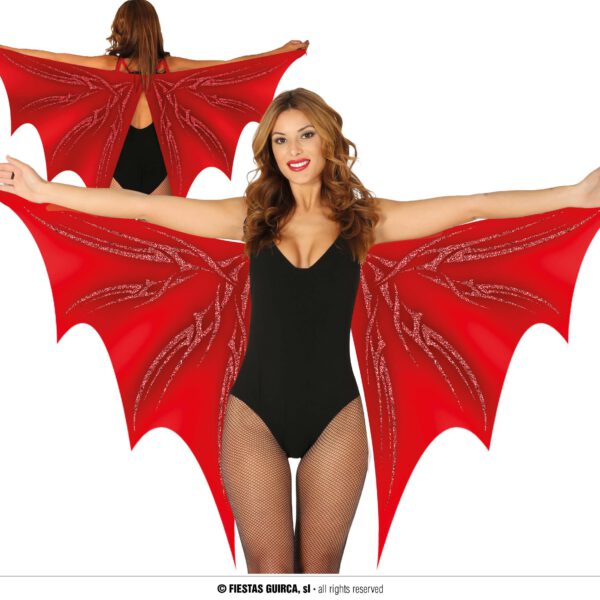 Alas de Murciélago rojas