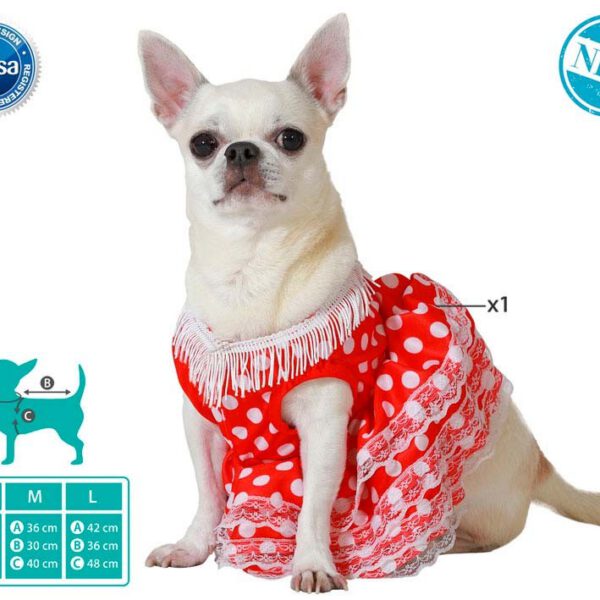 Disfraz de Flamenca para Mascota