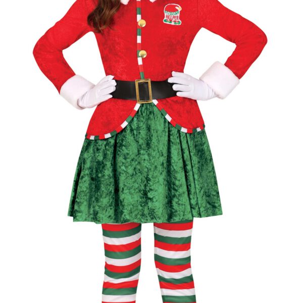 Disfraz de Ayudante de Santa niña
