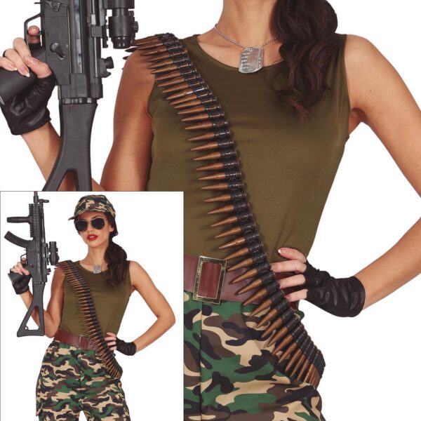 Disfraz de chica militar
