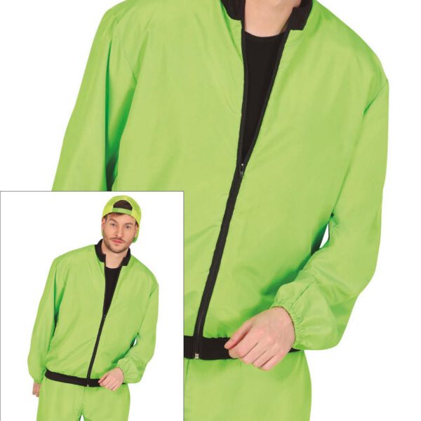 Chandal hombre verde Fluor