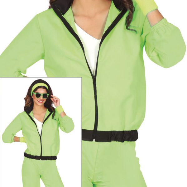 Chandal mujer verde fluor
