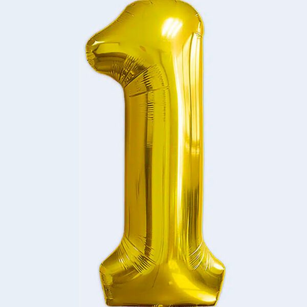 Globo numero 1 oro