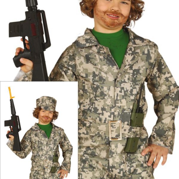 Disfraz de Militar infantil