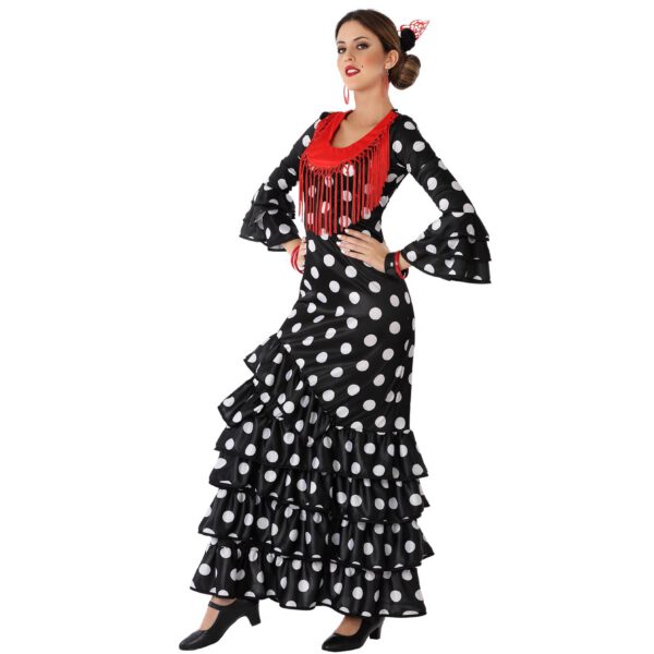Disfraz de Flamenca Negro