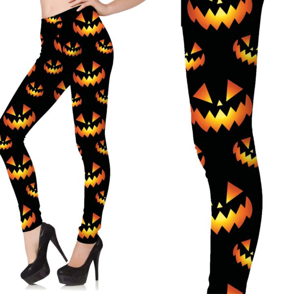 Leggins calabaza para mujer