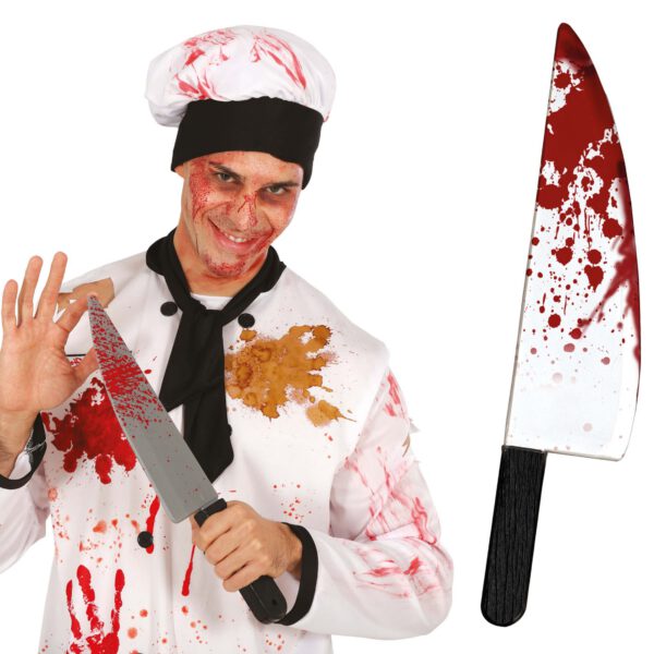 Cuchillo ensangrentado
