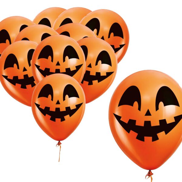Globos naranjas Halloween