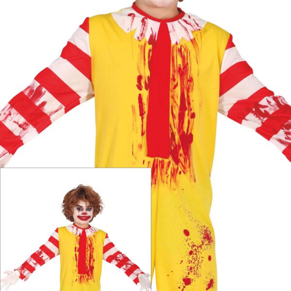 Disfraz de Payaso asesino amarillo