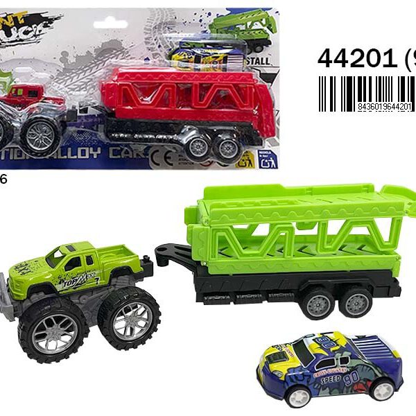 Blister Monster Truck con remolque