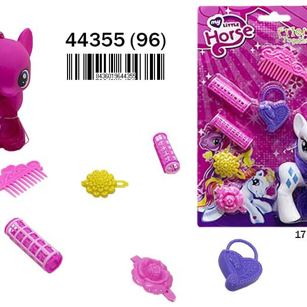 Pony con accesorios